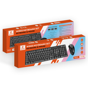 Optical USB Wired <strong>Keyboard</strong> &amp; Mouse Combo New Anti-Ghosting <strong>Desktop</strong> Application Multi-Keys - Product Image 1