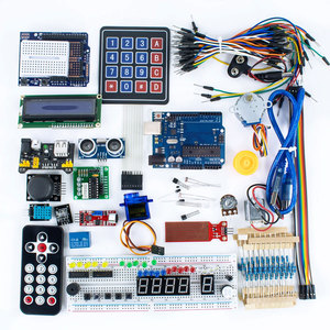 Adecuado para UNO R3 Kit para principiantes Versión oficial Actualización Kit de aprendizaje para principiantes Compatible con Arduino