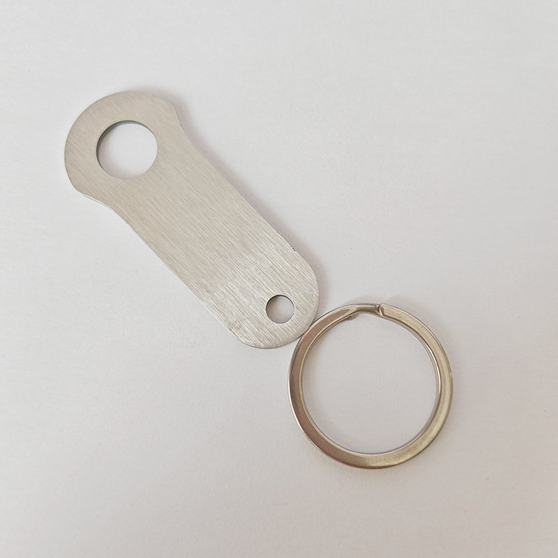 Silver c section + key ring
