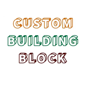 Juegos de ladrillos de creación personalizada, esquema de soporte de fábrica de bloques de construcción personalizados, juguete para niños DIY - Product Image 1