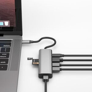 ฮับ USB-C 7-in-1 4K HDTV, ชาร์จ PD100W, 2 * USB พอร์ต3.0 typc ฮับ USB 3.0อ่านการ์ด sd/tf - Product Image 5