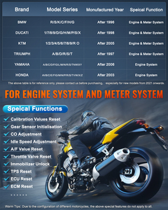 OBDPROG MOTO 100 Auto motore strumento di analisi OBD2 Scanner per la manutenzione della MOTO e Reset luce comodo strumento diagnostico - Product Image 4