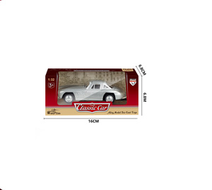 Çocuklar için açılabilir kapı çekme geri simülasyon alaşım oyuncak ile 1/32 klasik araba Diecast Model - Product Image 5