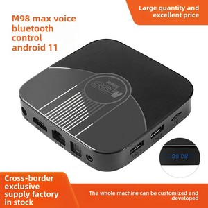 Factory Direct Supply M98max Android 11 HD Network Player TV <strong>Box</strong> Quad Core 64GB Set-Top <strong>Box</strong> with 4K Resolution Support