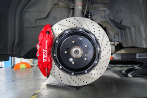 ביצועים בלם ערכת 6 בוכנה קליפר עם 378x32MM הרוטור עבור אקורה MDX <span class=keywords><strong>RDX</strong></span> 2000-2019 19 סנטימטרים גלגל