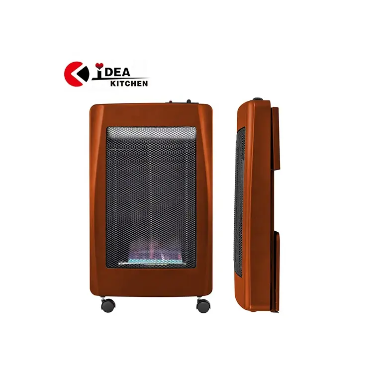 เครื่องทำความร้อนในห้องแบบ2 in 1พับได้เครื่องทำความร้อนในร่มใช้แก๊สอินฟาเรดพกพาได้ง่าย