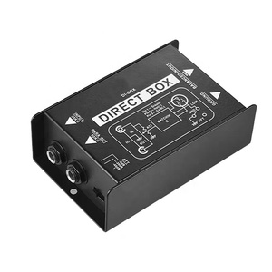 <strong>Audio</strong> Converter Single Channel DI Box Passive DIRECT BOX Injection Musical Instrument One Channel - Product Image 2