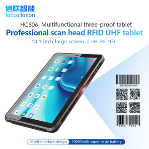 OEM ODM 10.1インチAndroidタブレットPC RFIDリーダーQRコードスキャナーIMEIシリアルナンバーリーダー頑丈なデザイン操作Android 12 - Product Image 2