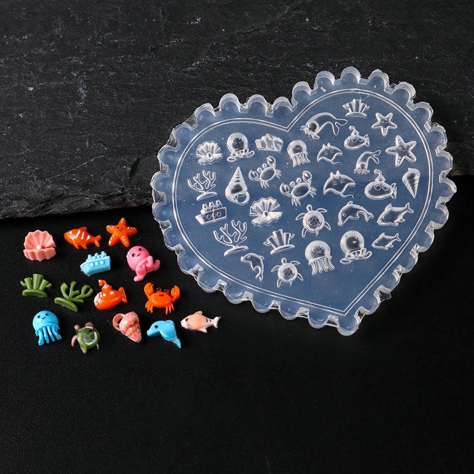 Moule en silicone 16 coeurs