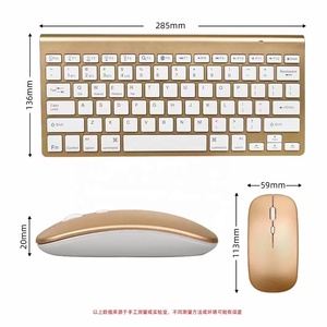 Juego de teclado y ratón Bluetooth inalámbrico de tres modos BT y 2,4g, miniteclado y ratón para iOS, Android, Windows Phone - Product Image 5