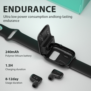 X8S Smartwatch Com <strong>Android</strong> 2 in 1 with Earbuds Headphones IP67 Waterproof Smartwatch Lcd Display 1.83in Screen Mini TWS Headsets - Product Image 5