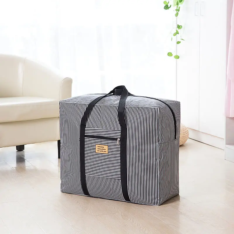 Büyük kapasiteli şerit seyahat organizatör günlük yaşam için ucuz katlanır çanta bagaj ambalaj fantezi silindir seyahat çantası katlanabilir