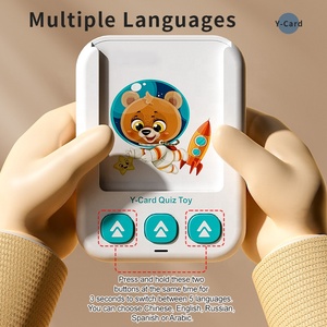 Educational <strong>Learning</strong> Talking Flash Cards Set Russian Cards Reading <strong>Machine</strong> Multiple <strong>Languages</strong> <strong>Learning</strong> <strong>Machine</strong> Pocket Speech Toy - Product Image 5