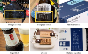 CO2 volando macchina di codifica Laser Laser marcatura macchina da stampa per la linea di produzione data codice stampante per la bottiglia di acqua Logo - Product Image 4
