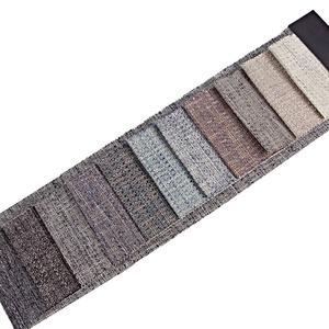 Düşük fiyat 450gsm küçük adedi 100% Polyester keten kumaş ile tutkal destek yumuşak tekstil köşe kanepe kumaş tarafından düğümlü iplik - Product Image 1