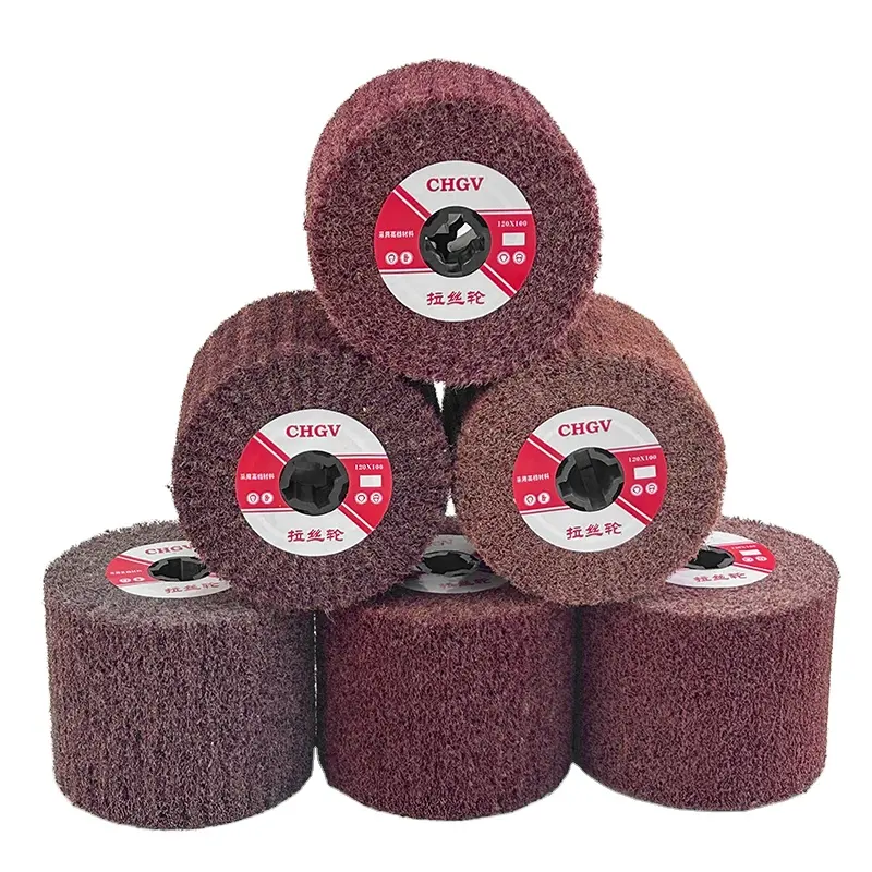 Factory Supply Aluminum Oxide Polishing Wheel Nylon Buffing Wheel for Metal Stainless