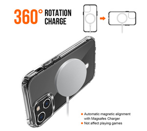 Transparente para için se iphone için 2.5mm uzay 360 durumda x 11 <span class=keywords><strong>12</strong></span> 13 14 15 artı pro max mıknatıs arka kapak