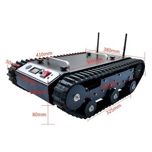 Nuovo telaio del serbatoio del Robot programmabile TR400 con Controller e adattatore di alimentazione Robot ROS Open Source per Arduino fai da te