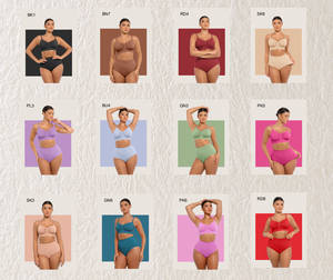 Stokta fabrika Hexin toptan dikişsiz vücut şekillendirici derin fincan sutyen gizlemek geri yağ kablosuz Shapewear sutyen kadınlar için