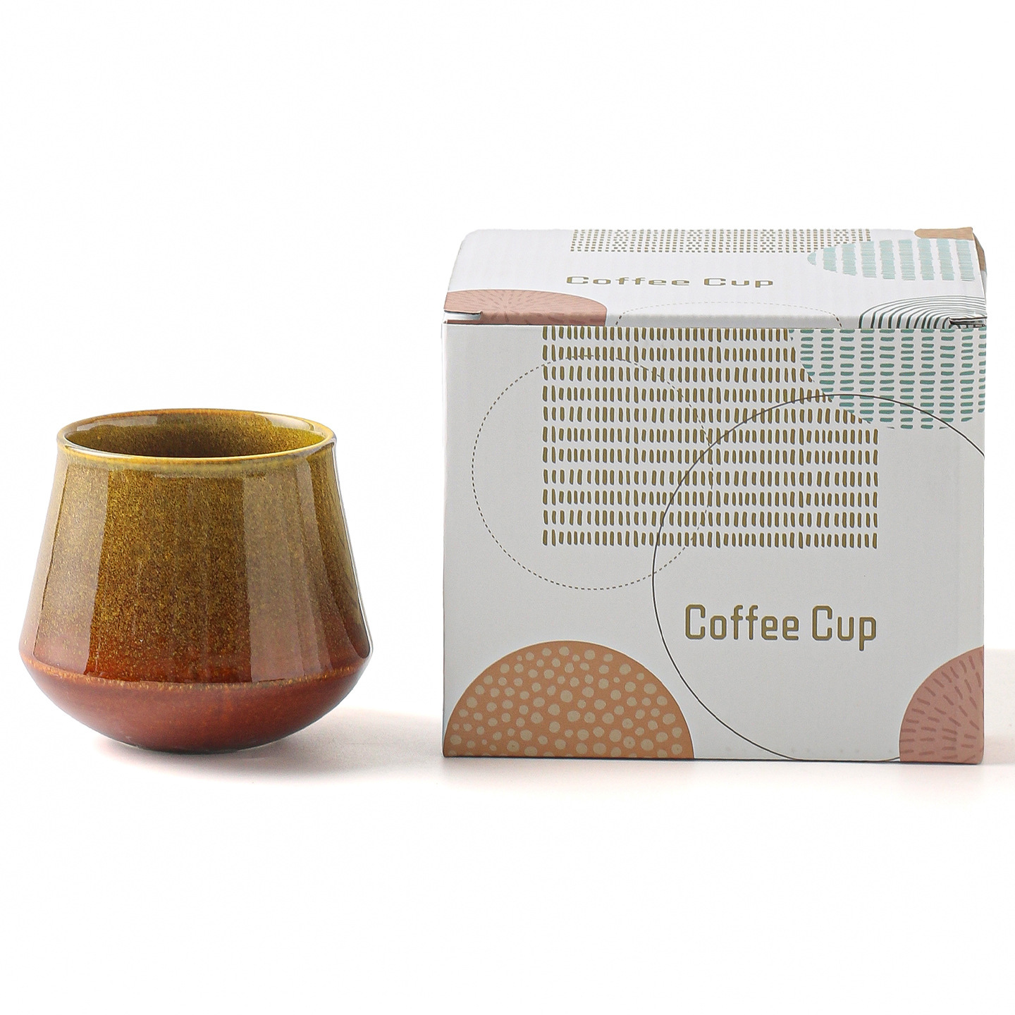 Tazza trapezoidale gialla Fjt modificata in forno