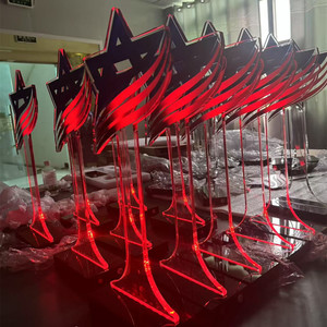 ขาตั้งดาว LED แบบตั้งโต๊ะปรับได้สำหรับงานแสดงสินค้าการประชุมทางธุรกิจ - Product Image 3