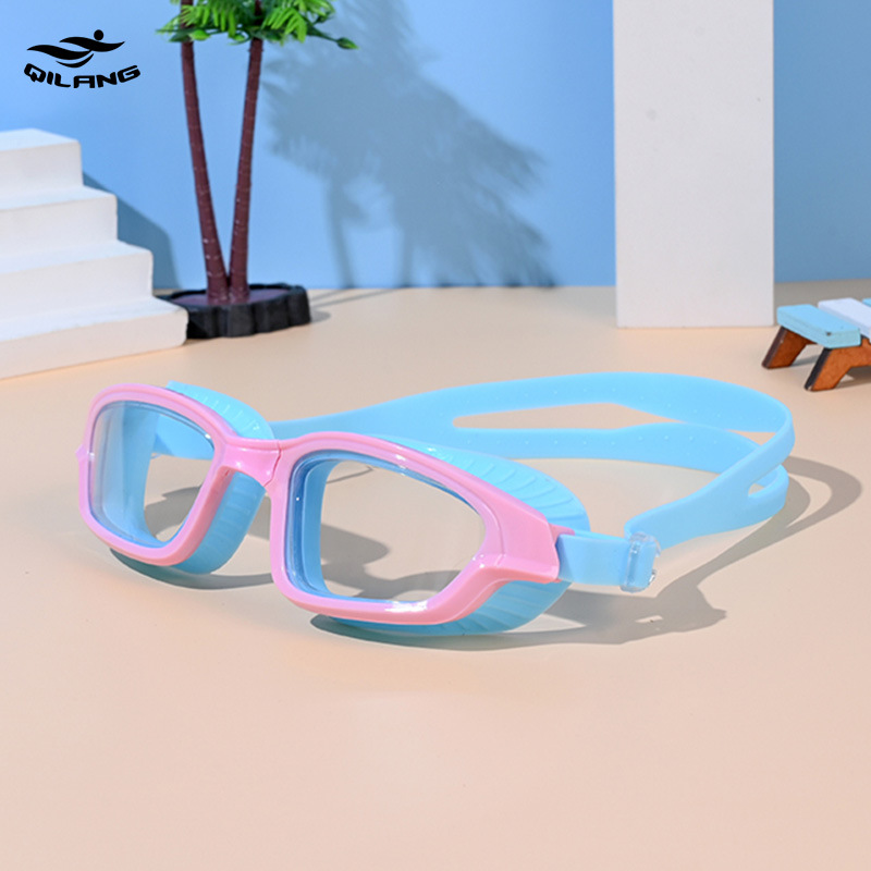 pink and lake blue