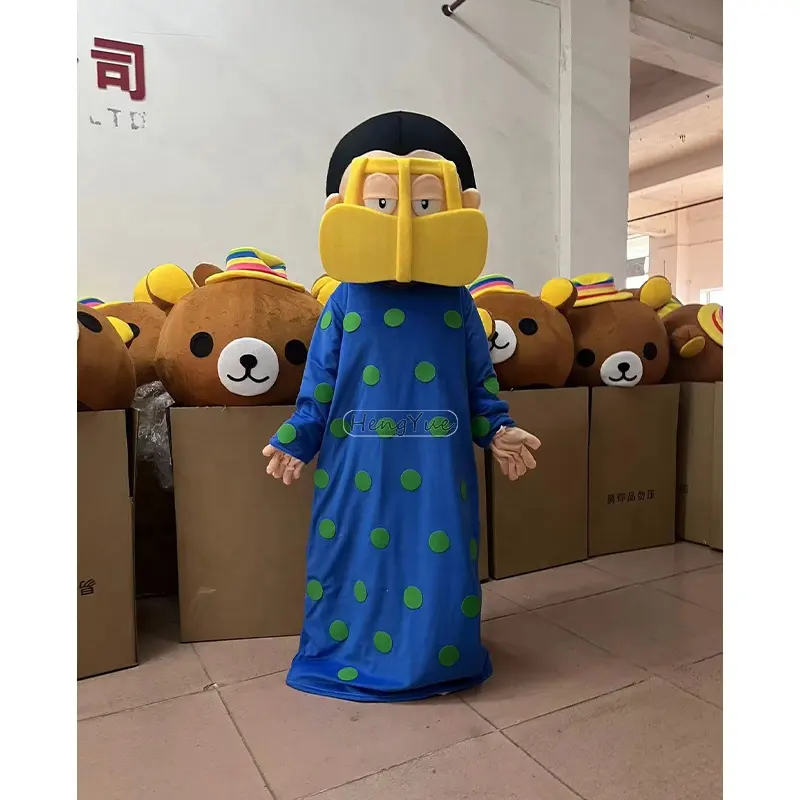 Hengyue nuevo diseño árabe mujer mascota disfraces Cosplay Anime personaje Halloween personalizar carnaval fiesta mascota vestido para adulto