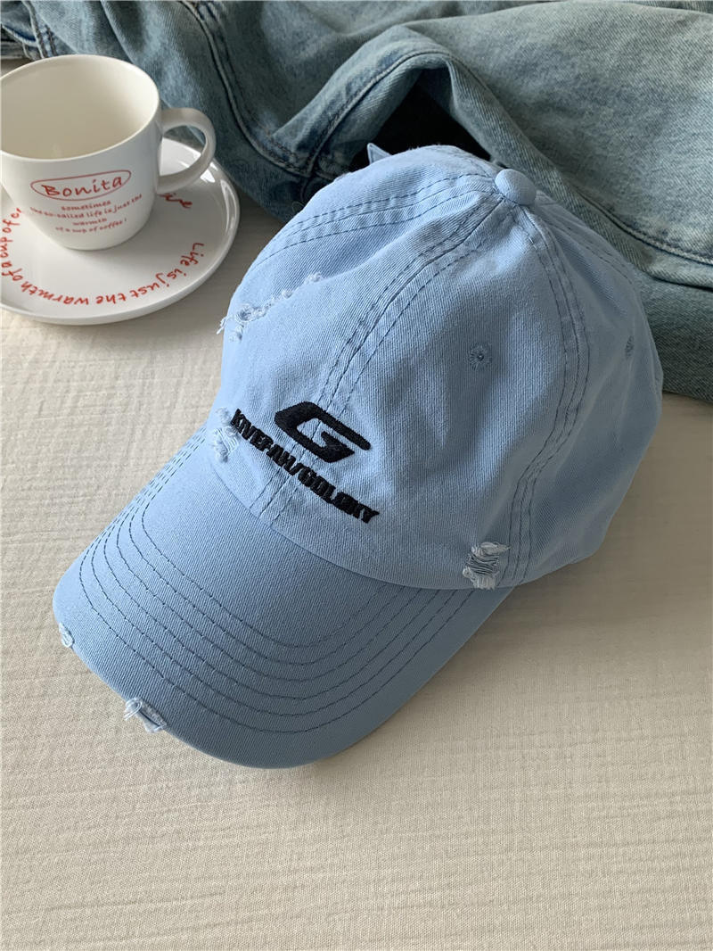gorra de béisbol big g-azul claro