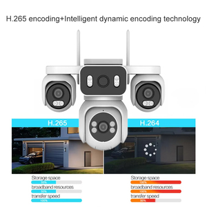 720フルビューマルチカメラ4K 8MP屋外WIFI防犯カメラAiモーション検出付き - Product Image 6