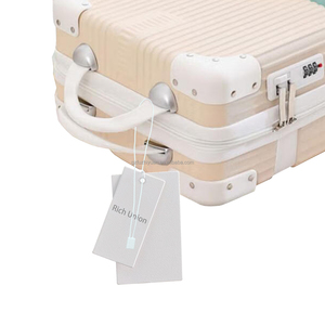 Venta directa de fábrica, diseño de etiqueta de sello de ropa de color personalizado, etiqueta colgante, cuerda elástica, ajuste personalizado para luggle, ropa - Product Image 6