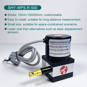 Sensor de desplazamiento lineal de alta precisión duradero de grado industrial 0.1% linealidad 10-100000mm ángulo Medición de posición lineal