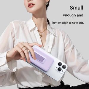 HDL 5000mah ve 10000mah taşınabilir güç bankalar 2-in-1 manyetik şarj ile Apple izle standı tutucu 20W çıkış OEM/ODM - Product Image 4