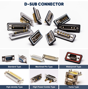Conector D-SUB D SUB 7W2, Combo de estación, 7V2 DB, alimentación macho, orificio pasante para montaje PCB - Product Image 6