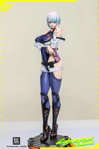 18CM Anime oyunu Cyberpunk Edgerunners Lucy şekil ayakta Anime modeli oyuncak hediye koleksiyonu Action Figure PVC - Product Image 3