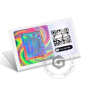 Design gratuito adesivo ologramma colorato codice QR stampa etichetta codice qr - Product Image 6