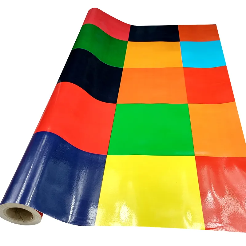 बिसात रंगीन वर्ग प्लास्टिक फर्श Vinyl पीवीसी लिनोलियम रोल फर्श को कवर कालीन शीट चटाई टुकड़े टुकड़े थाईलैंड