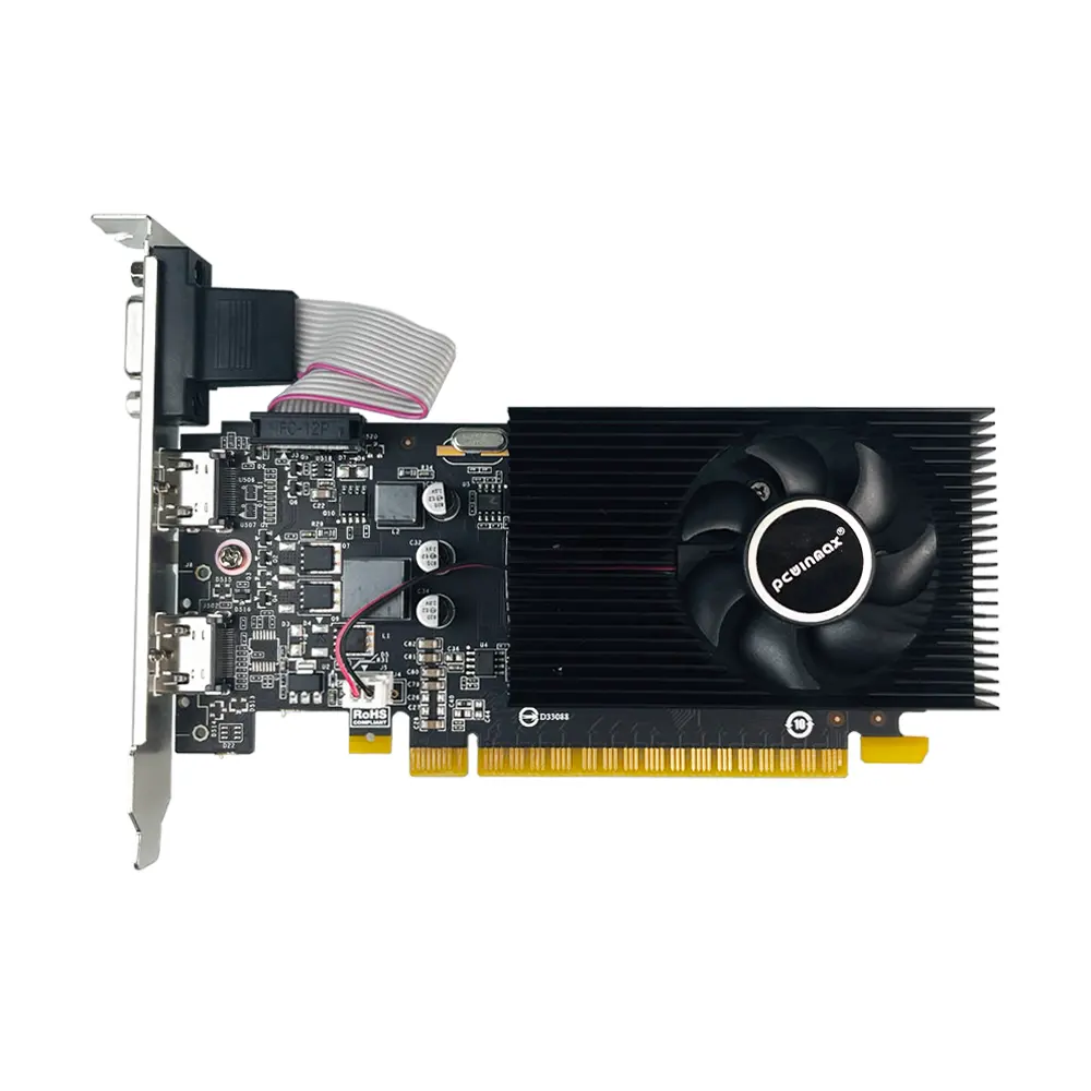 PCWINMAX permainan Geforce GT730 grosir kartu grafis 2GB 4GB GDDR3 GDDR5 asli GT 730 Chipset kartu VGA