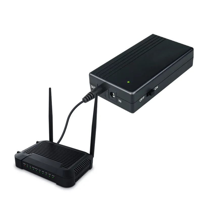 Pweite Dc 5V 9V 12V 1a 2a 4000Mah 6000Mah Mini-Ups Batterij Back-Up Home Router Ups Power Bank Voor Router Modem Camera Led Light