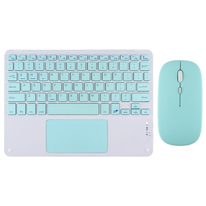 Tastiera Bluetooth e Mouse per Apple Teclado iPad Xiaomi Samsung Huawei telefono Tablet tastiera Wireless per Android finestra IOS - Product Image 1