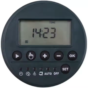 Landwirtschaft liche manuelle und automatische Steuerung für Magnetventil Bewässerungs timer Kunststoffs chale für Garten bewässerungs system - Product Image 1