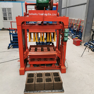自動手動小型コンクリートインターロックブロック成形機多機能レンガブロック製造機 - Product Image 1