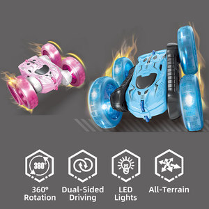 High Quality 2.4g Mhz 5ch <strong>Rc</strong> Stunt Rolling <strong>Car</strong> Double Side Remote <strong>Controlled</strong> <strong>Car</strong> <strong>With</strong> Led Light <strong>Rc</strong> <strong>Car</strong> for Kids - Product Image 3