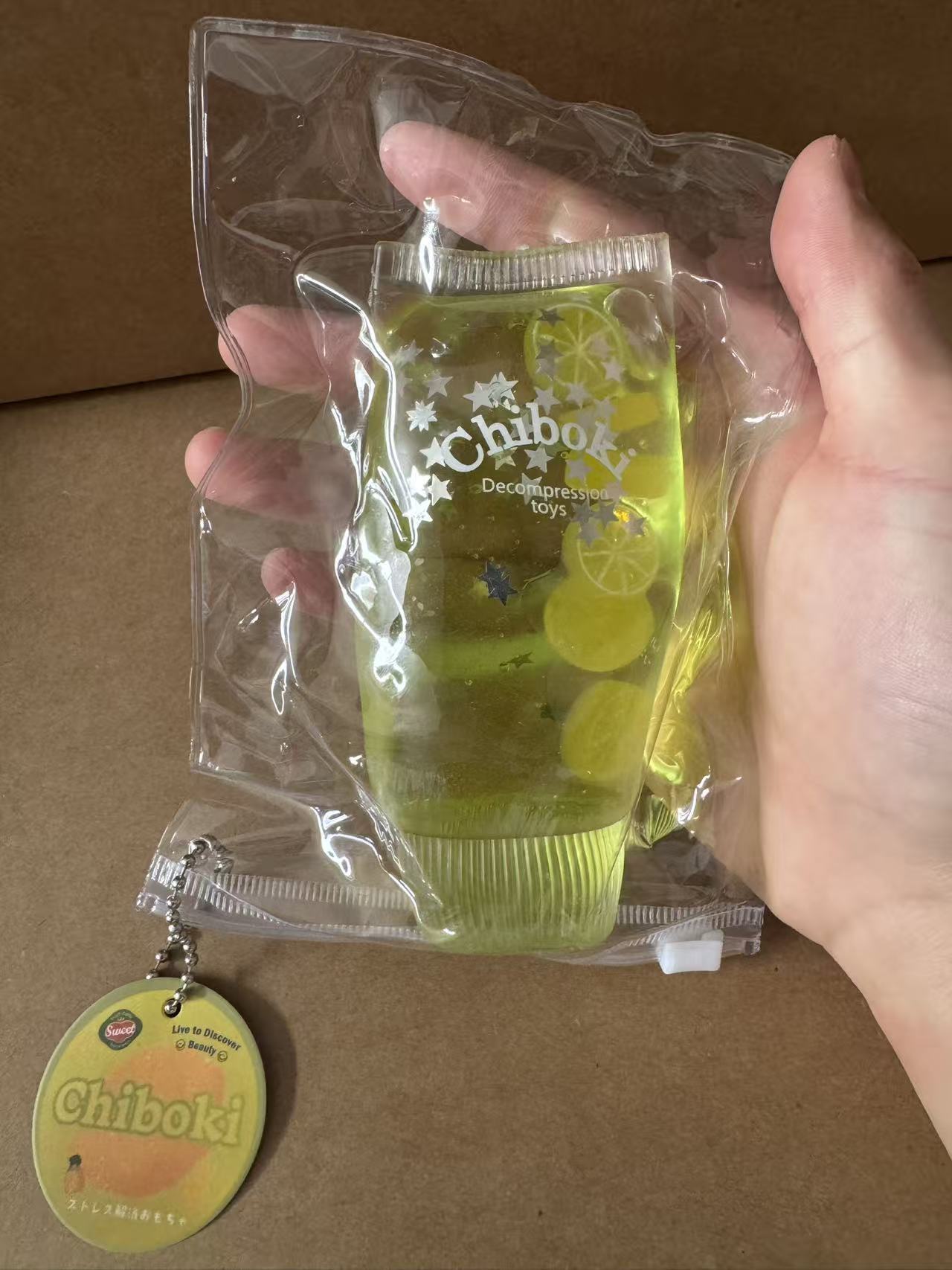 Toothpaste squeeze-lemon-green-vaseline formula