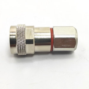 Factory Supply N Type Male <strong>Plug</strong> Straight Clamp <strong>Mounting</strong> Connector Solderless 5D-FB Cable Rf Coaxial Connectors ROHS in Stock - Product Image 2