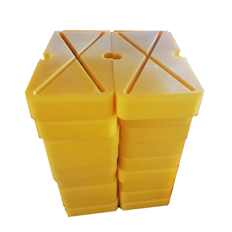 Raios de guia de corrente de plástico uhmwpe, resistente ao desgaste, ou peças de plástico irregular, barras de impacto ou peças plásticas personalizadas
