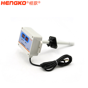 HG803 HAVC RS485 registrador de datos montaje en conducto medidor transmisor de sensor de temperatura y humedad del aire para tuberías de conductos de aire - Product Image 1
