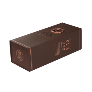 批发树图案表面朗姆酒酒酒精饮料瓶纸板圆盒 - Product Image 2
