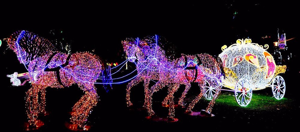Motif Light For Holiday Horse Carriages For Sale Suitable For Christmas, Wedding, Party, Park