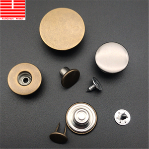 厂家批发定制尺寸图案无磁性不锈钢金属牛仔牛仔裤纽扣铆钉 - Product Image 1