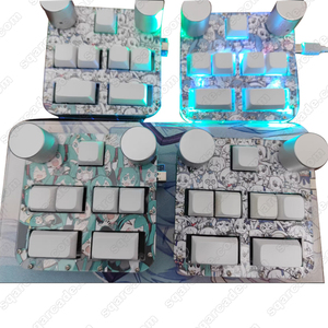 SDVX mini RGB gaming controller arcade console mini tastiera per joystick musica rhythm games controller - Product Image 5